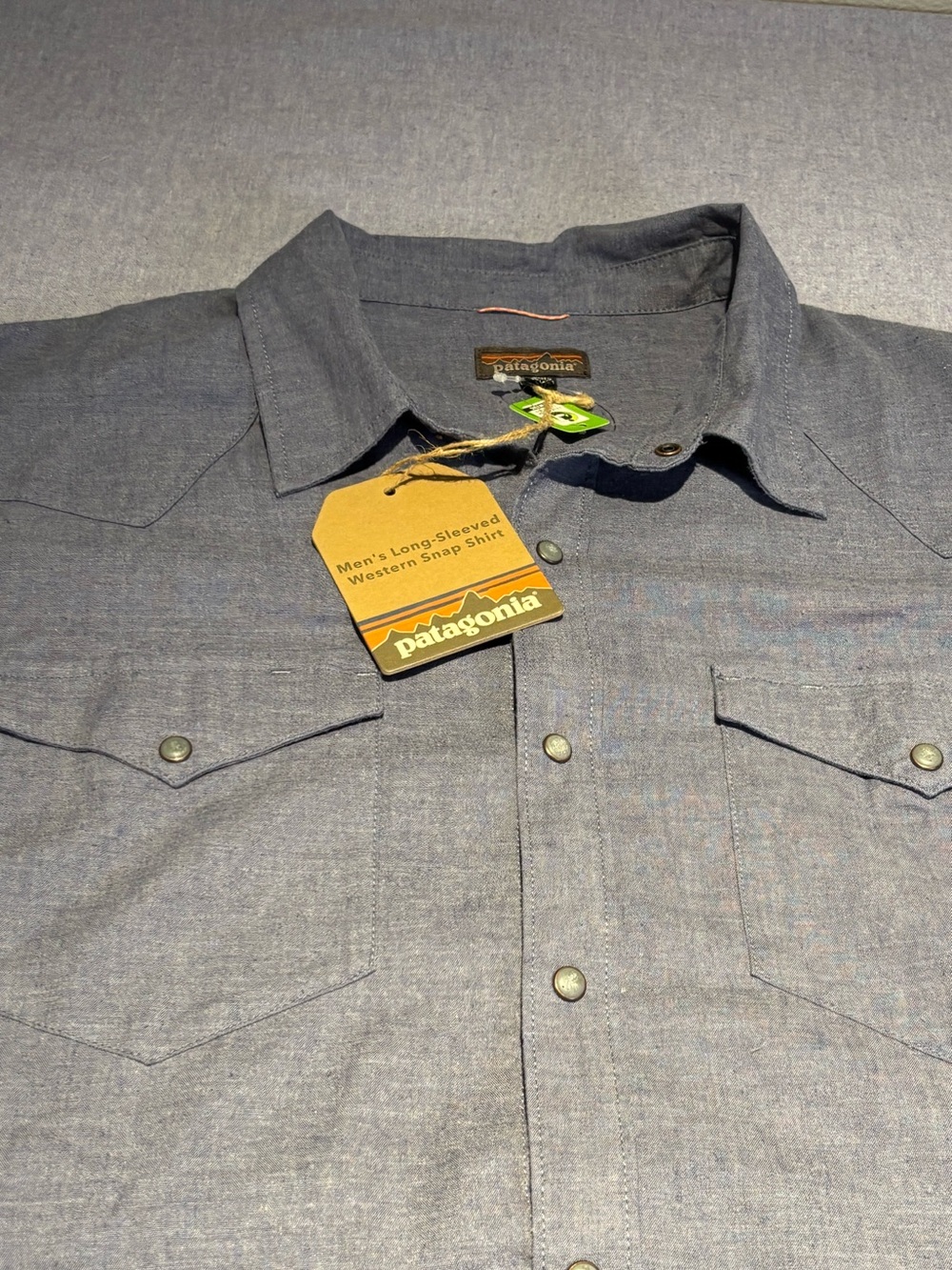 Patagonia Men’s XL Long-Sleeve Western Snap Shirt - Picture 8 of 8